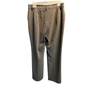 Apostrophe Stretch Gray Dress Pants Womens 10P Straight Leg Work Trousers Petite